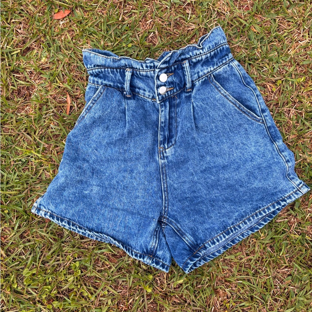Denim High-Waisted Women's Shorts